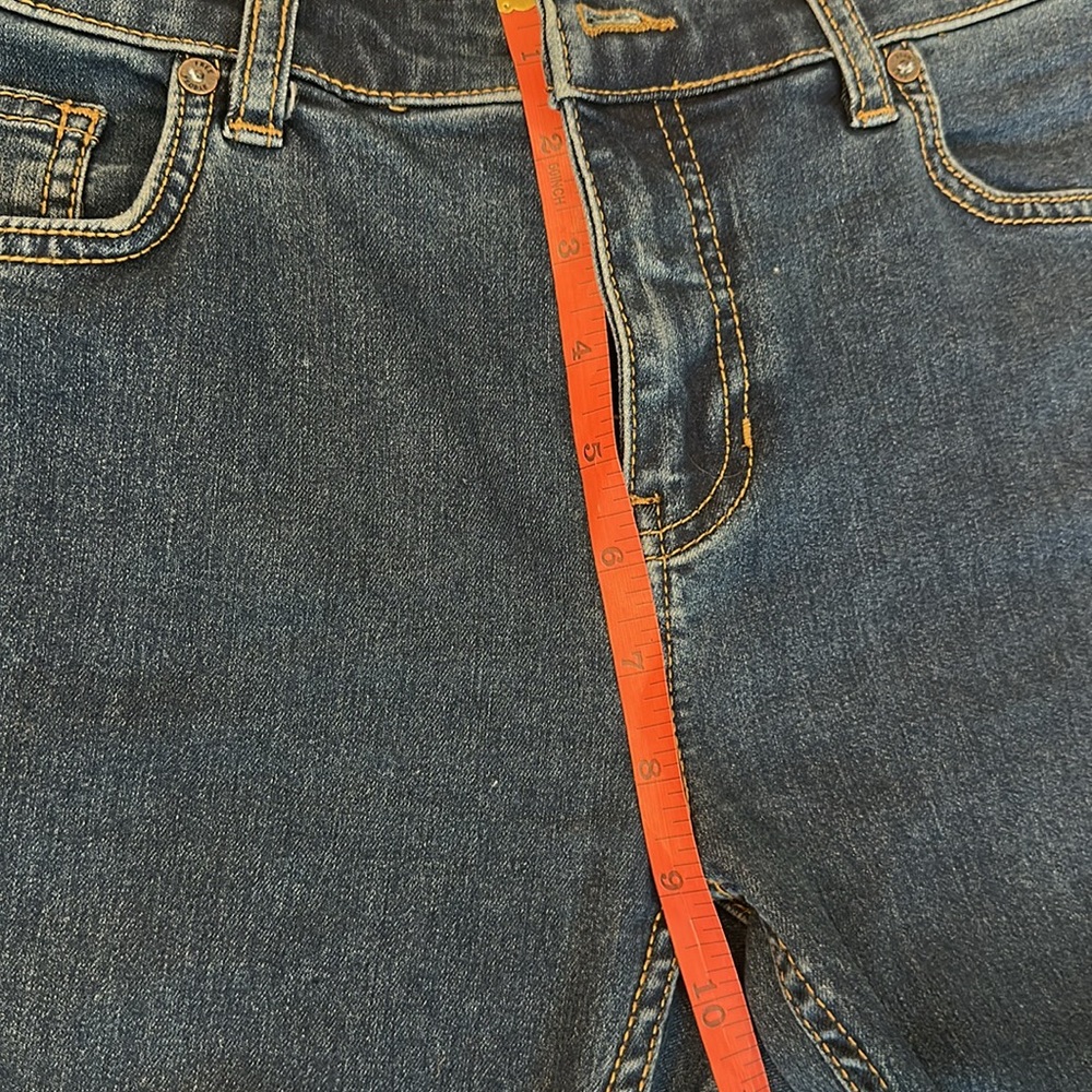 Free People Blue Flare Wide Leg Jeans - Picture 4 of 4